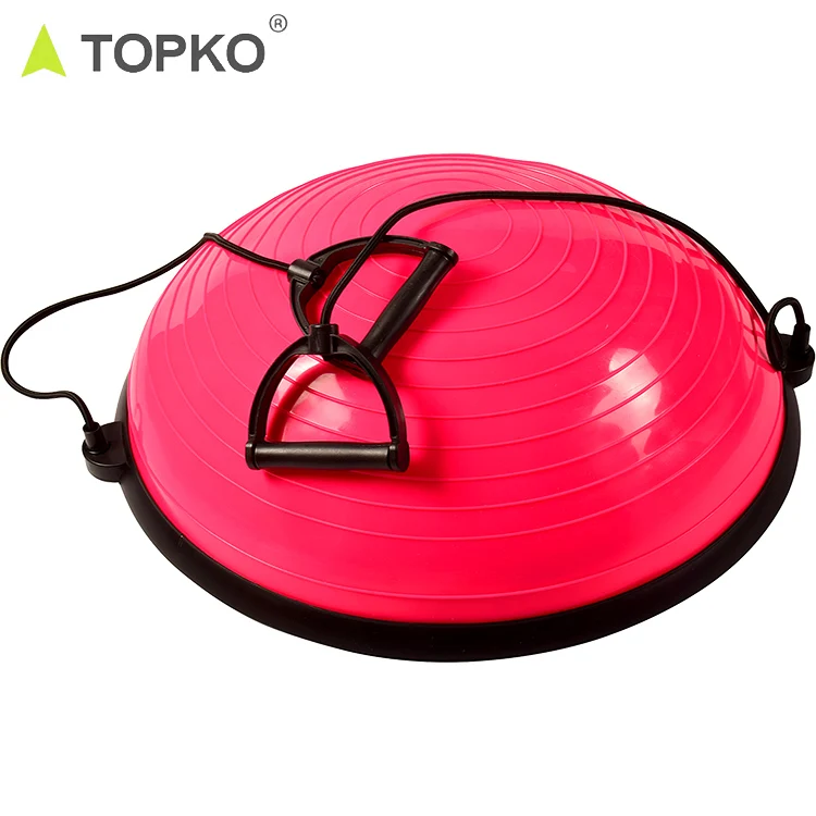  TOPKO Professional Gym Exercise Factory Customized PVC Yoga Half Balance