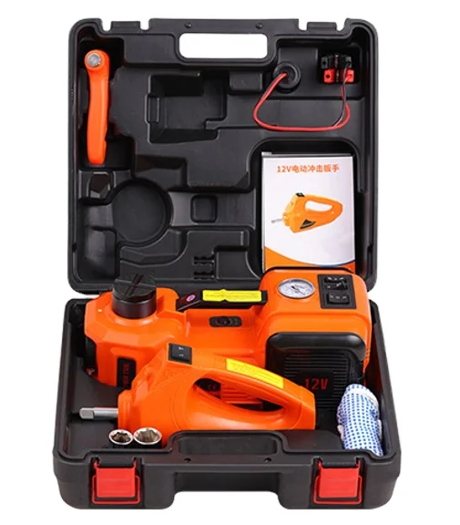 Portable Hydraulic Car Lift  Good Quality Car Jack Stand With Electric Wrench Air Compressor
