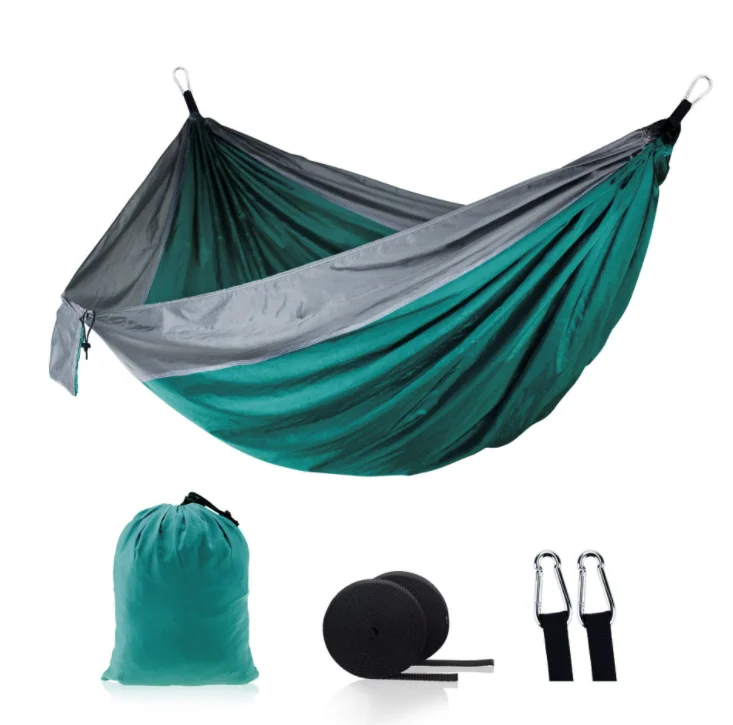 Portable Hammock Swing 2 Person Double Mosquito Net Hammock Chair Parachute Nylon Garden Outdoors Camping Hammocks