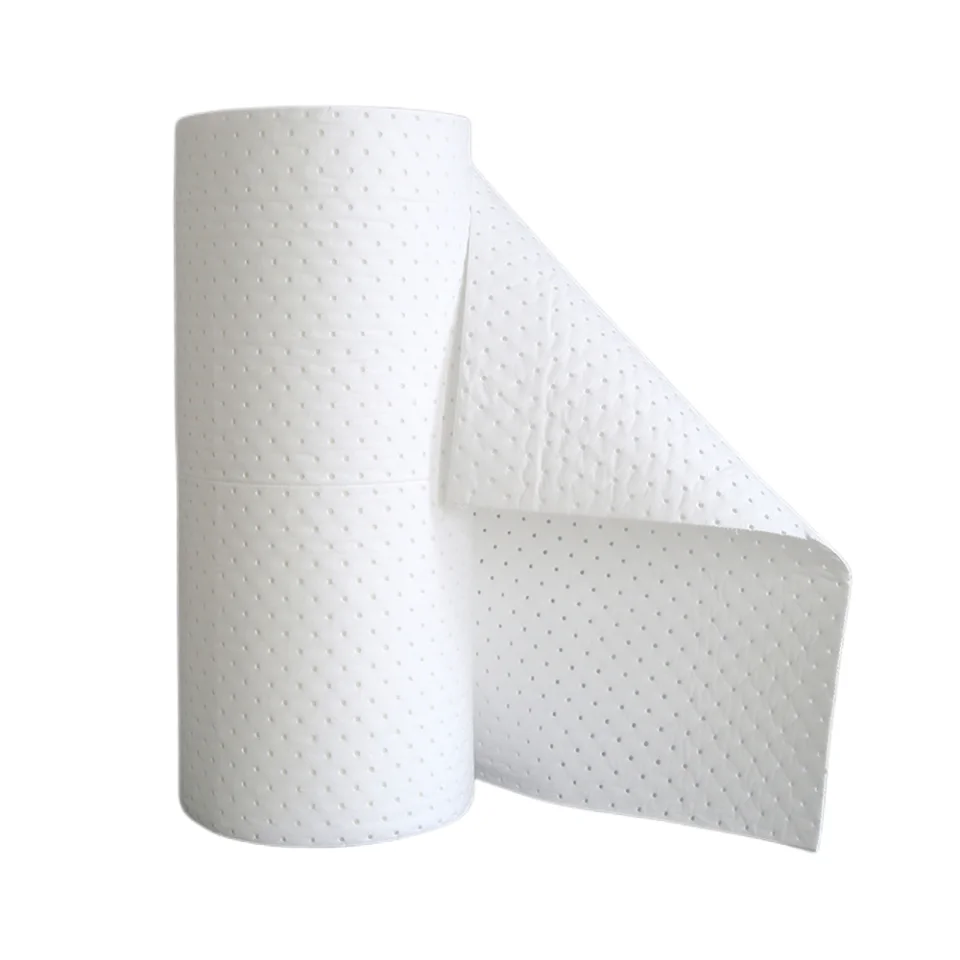 Rapid Oil Spill Response Advanced Absorbent Rolls
