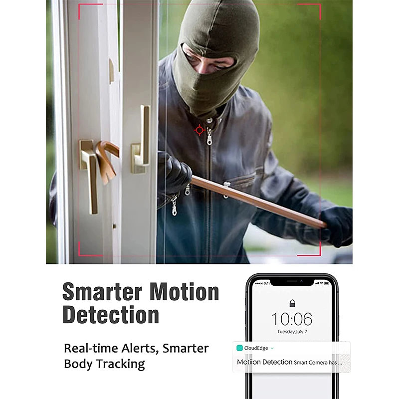 Solar Power Security Camera System Rechargeable Battery 2-Way Audio Outdoor Solar Wireless Surveillance Camera