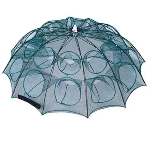 Fishing gear in catching seafood customized size and color net traps with catching fish crab shrimp