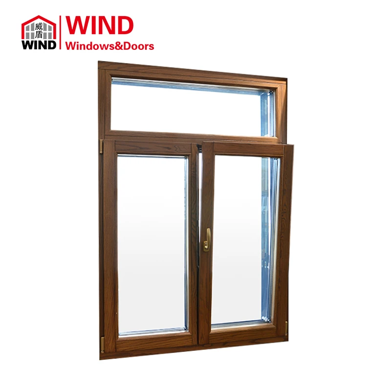 WIND New Italy Style Aluminum Clad Wood Passive Window