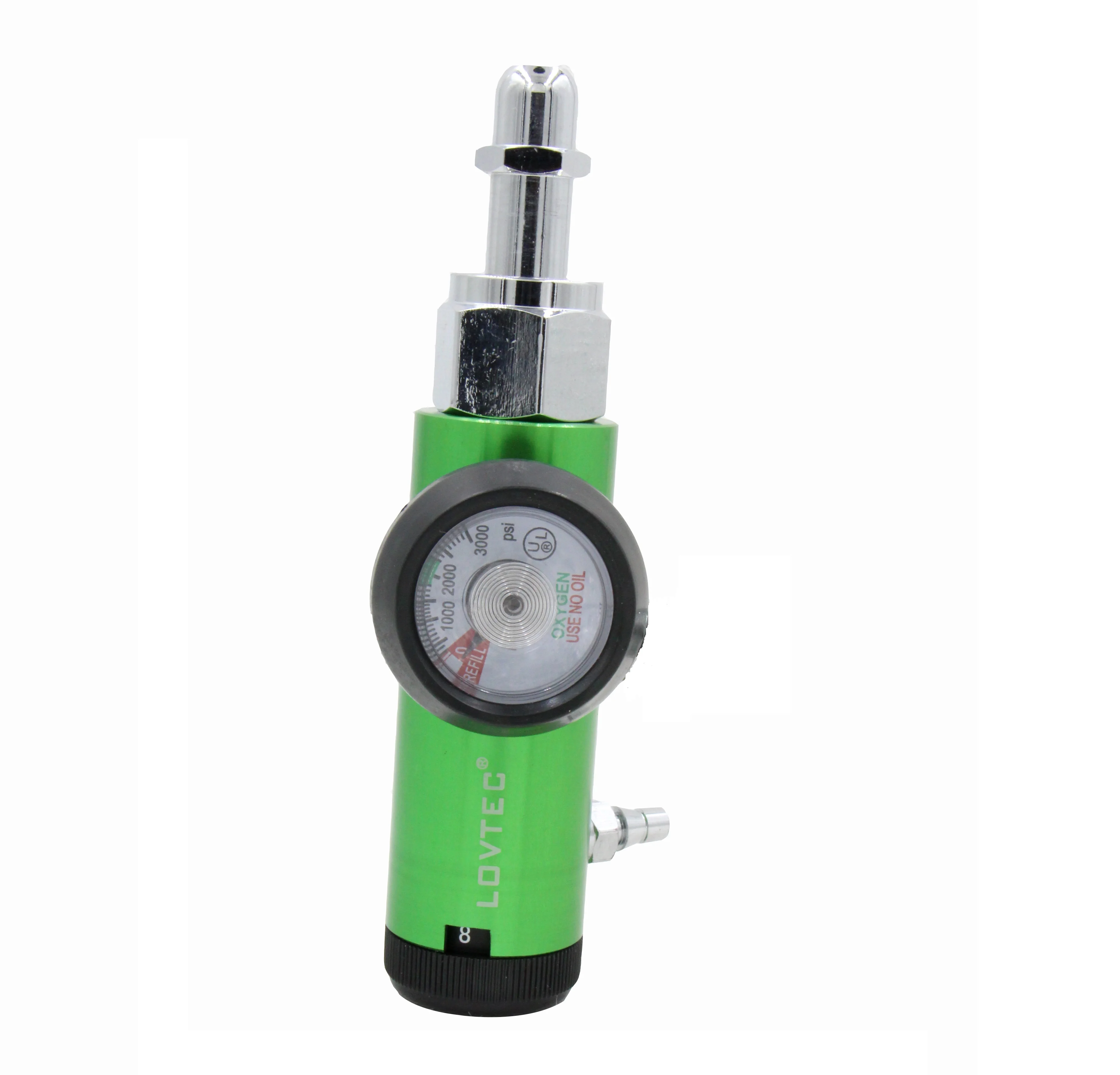 Lovtec High Quality Low Price hospital brass Regulator Oxigen Medical Oxygen Pressure Reducing Valve with gas outlet