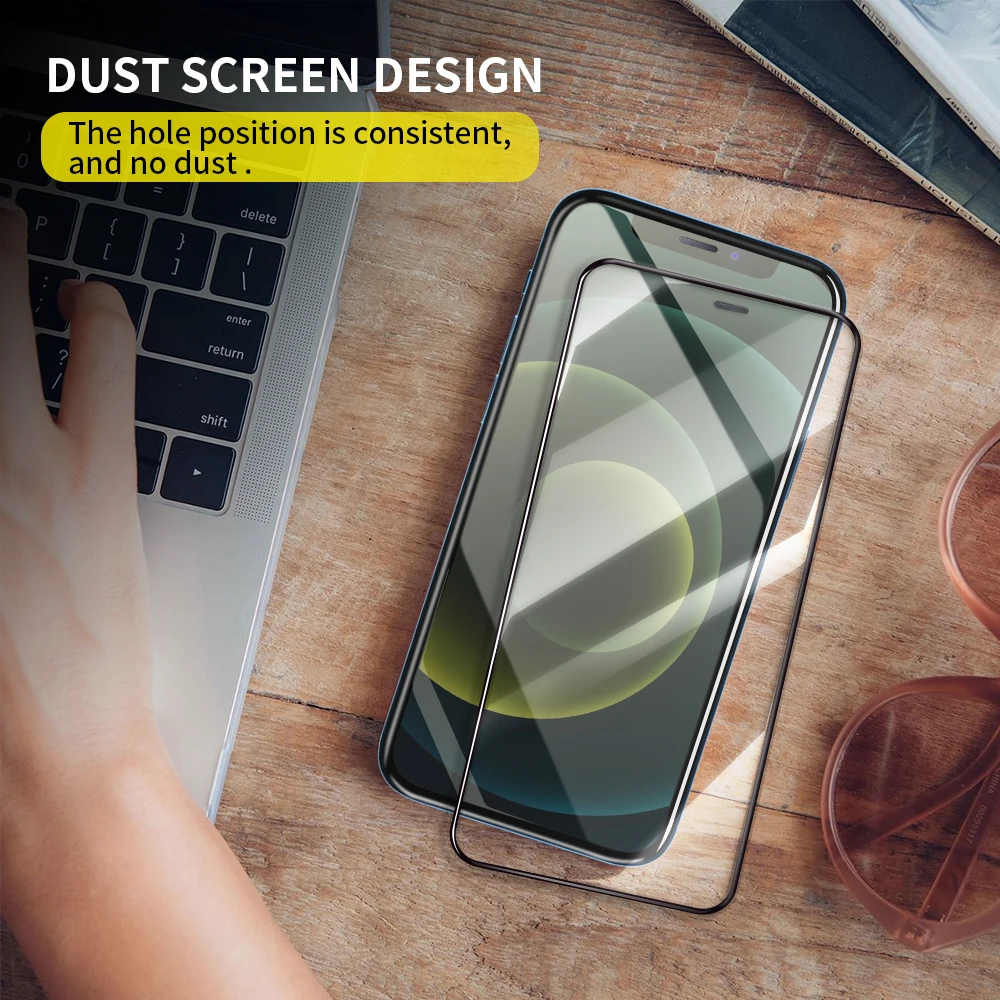 Big curved anti scratch super d tempered glass 9h screen protector for iPhone SE2/7/8 for iPhone all models