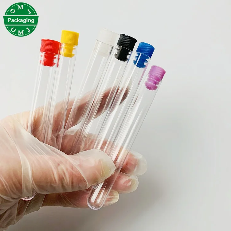 Wholesale Clear 16*100mm plastic test tube without cap for distributor
