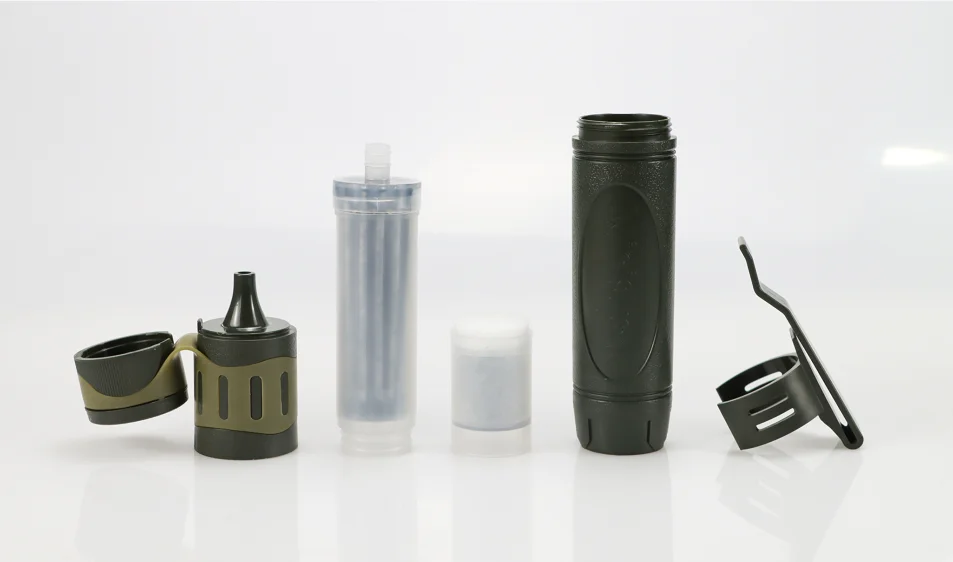 Hot selling personal water Filter Straws 99.99% impurities camping hiking water purifier