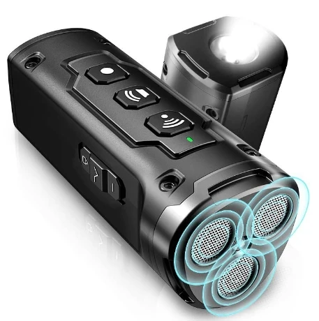 Ultrasonic Dog Repeller Anti Barking Stop Bark Training Device Rechargeable Dog Training Device With LED Flashlight 2024 New