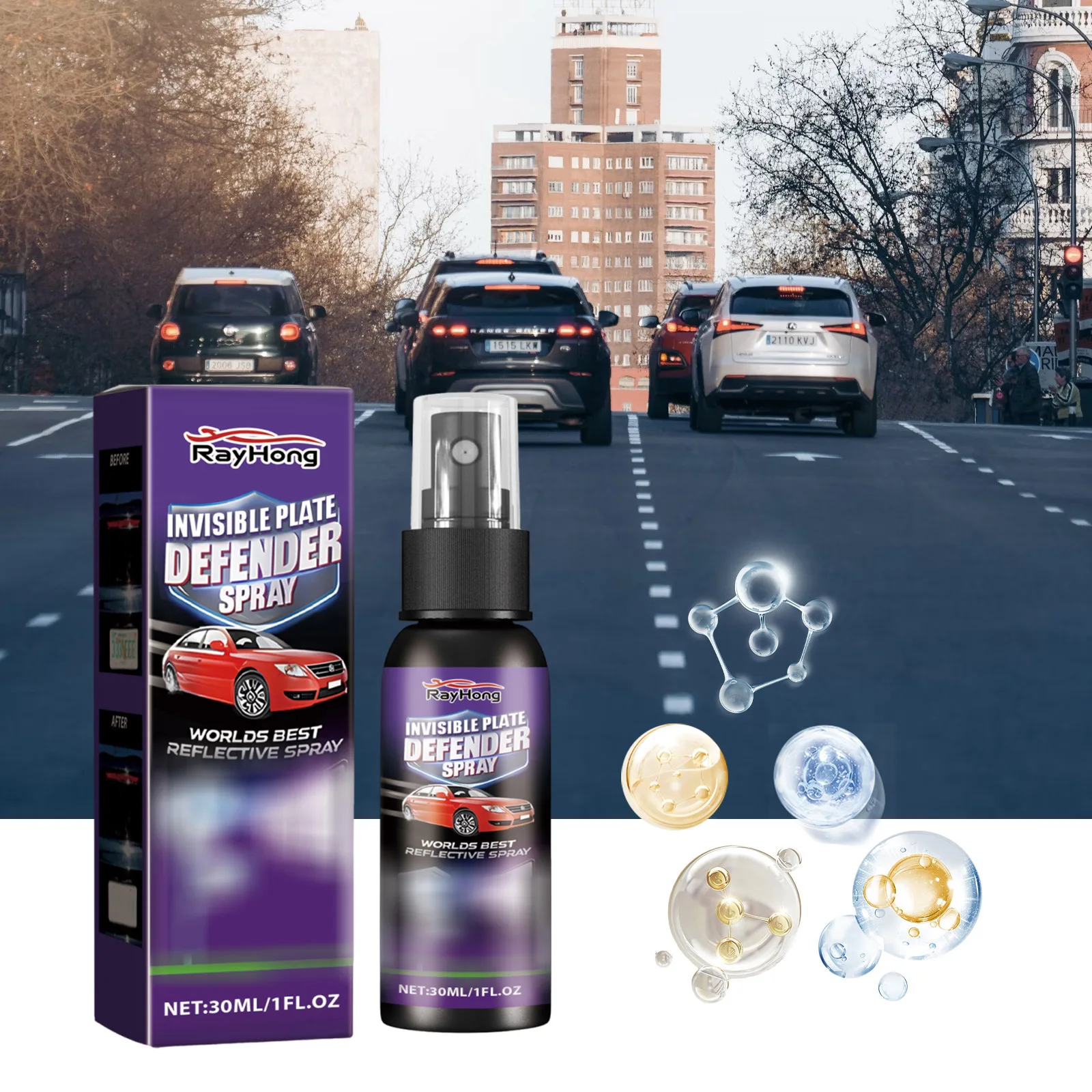 Rayhong Transparent Coating Durable Daily Convenient Car protection Care Spray