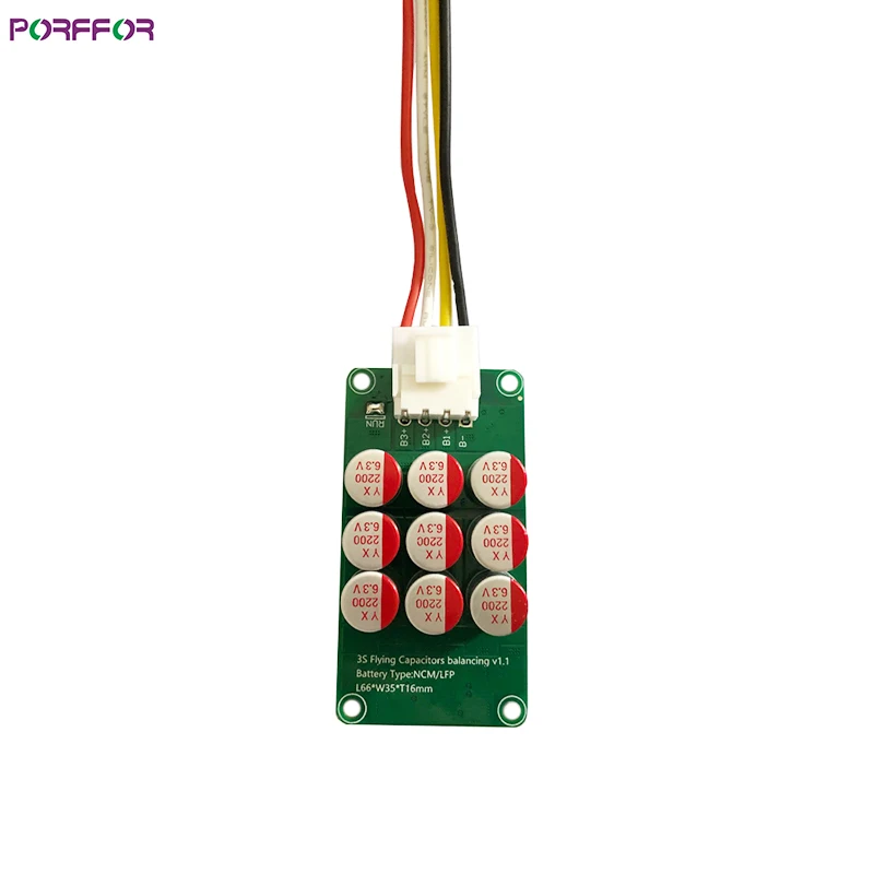Porffor 12s балансировки 14s 16s 48v 4s эквалайзер обеспечивающий 5a 20 lifepo4 8s