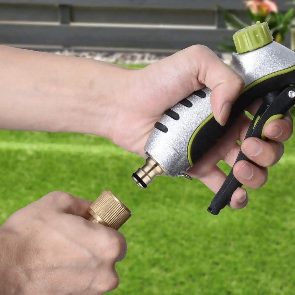 1/2 3/4 Thread Solid Brass Easy Connect Garden Hose Quick Connectors Water Hose Adapter For Watering