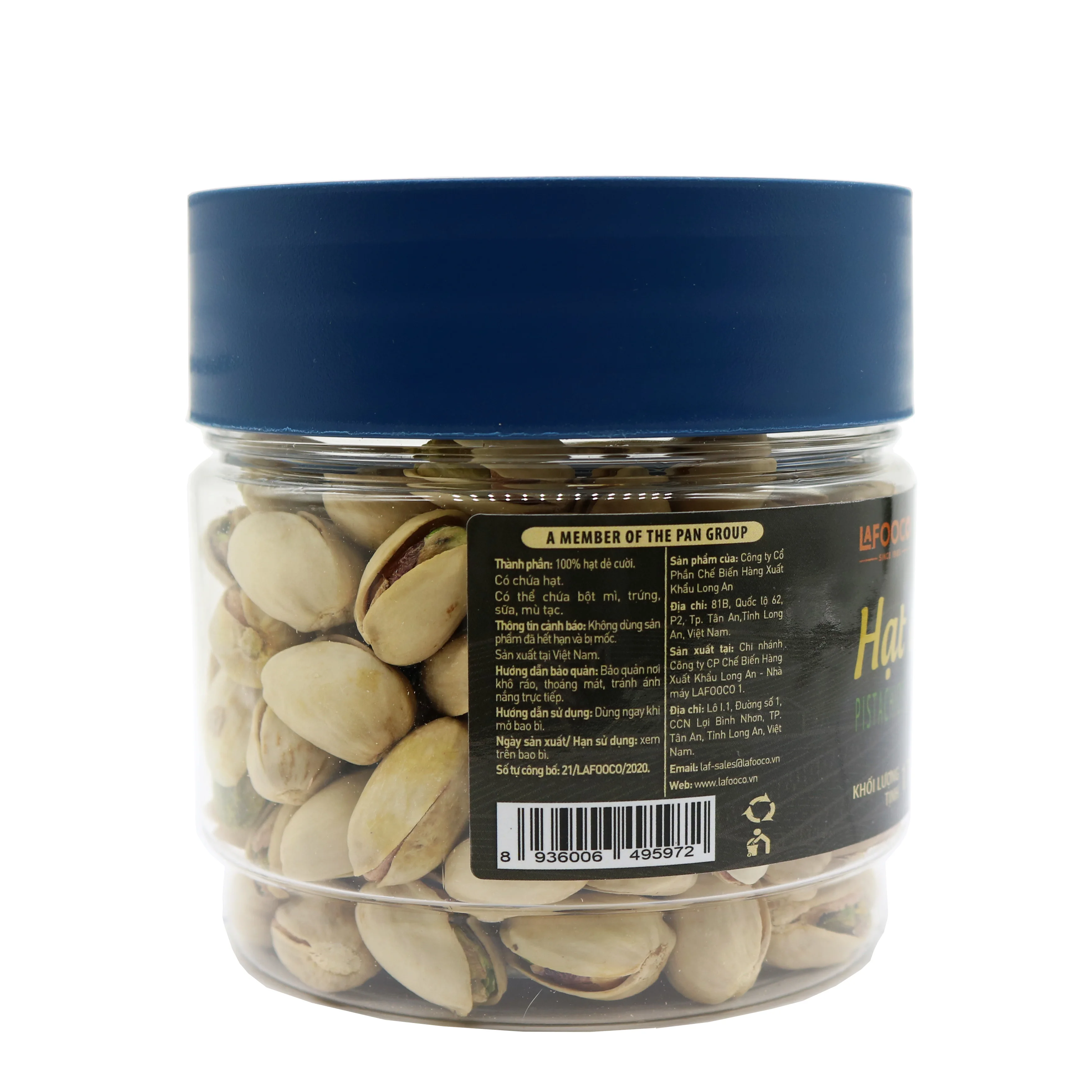 Salted Pistachios - FREE SAMPLE OEM Natural Additives Salted Pistachios 170g in Jar from Viet Nam