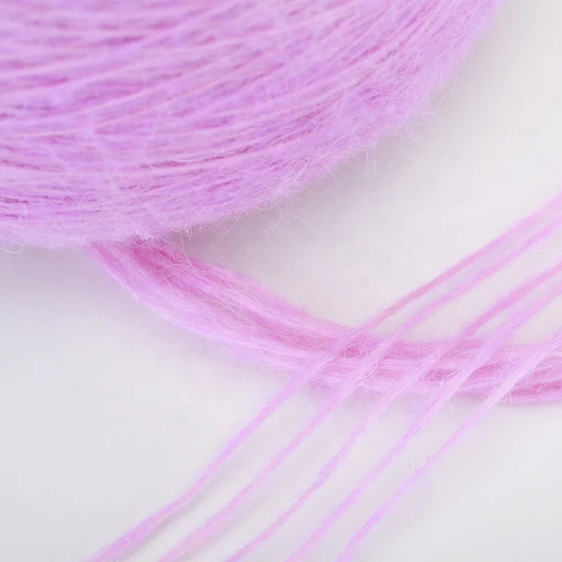 
Manufacturer Fancy Yarn Wholesale Dyed 1/6NM Nylon Polyester Blended Acrylic Knitting 