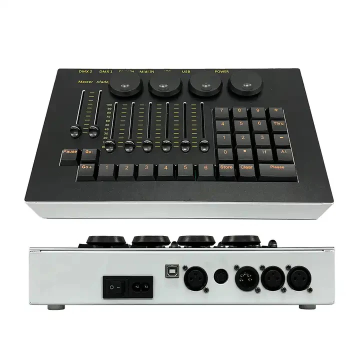 Stage light controller dmx 512 command fader wing controller
