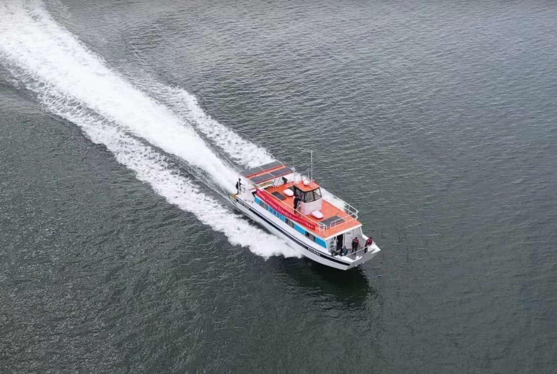 50ft 50-70 Seats Open Sea Aluminum 5083 Catamaran Ferry Landing Boat  For Sale