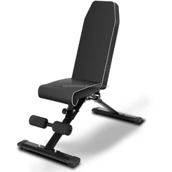 Weight Bench with Leg Extension Exercise, Combo Adjustable Bench Press, Ab Workout Bench and Squat Rack