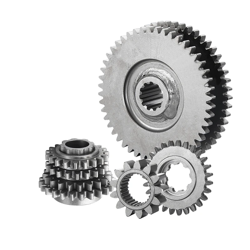 China made professional customized different shape spur gear and shaft