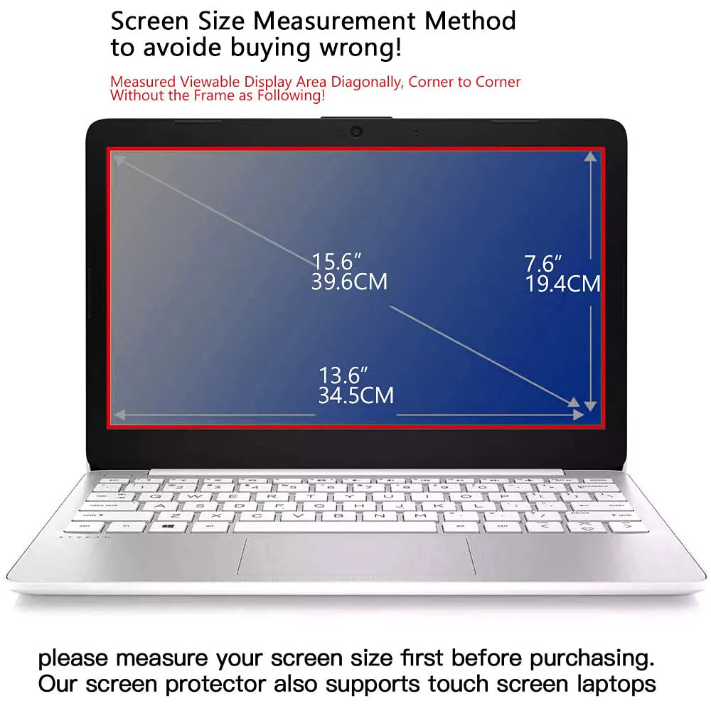 Reedee 15.6 Inch Laptop Screen Protector Anti Blue Light Filter Wholesale Computer Screen Protector Laptop Film For Laptops