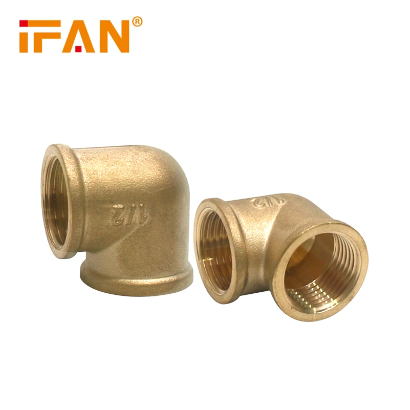 IFAN Factory Supply Water Tube Plumbing Fitting Copper Plug Brass Pipe Fittings Copper Female Thread Brass Fitting