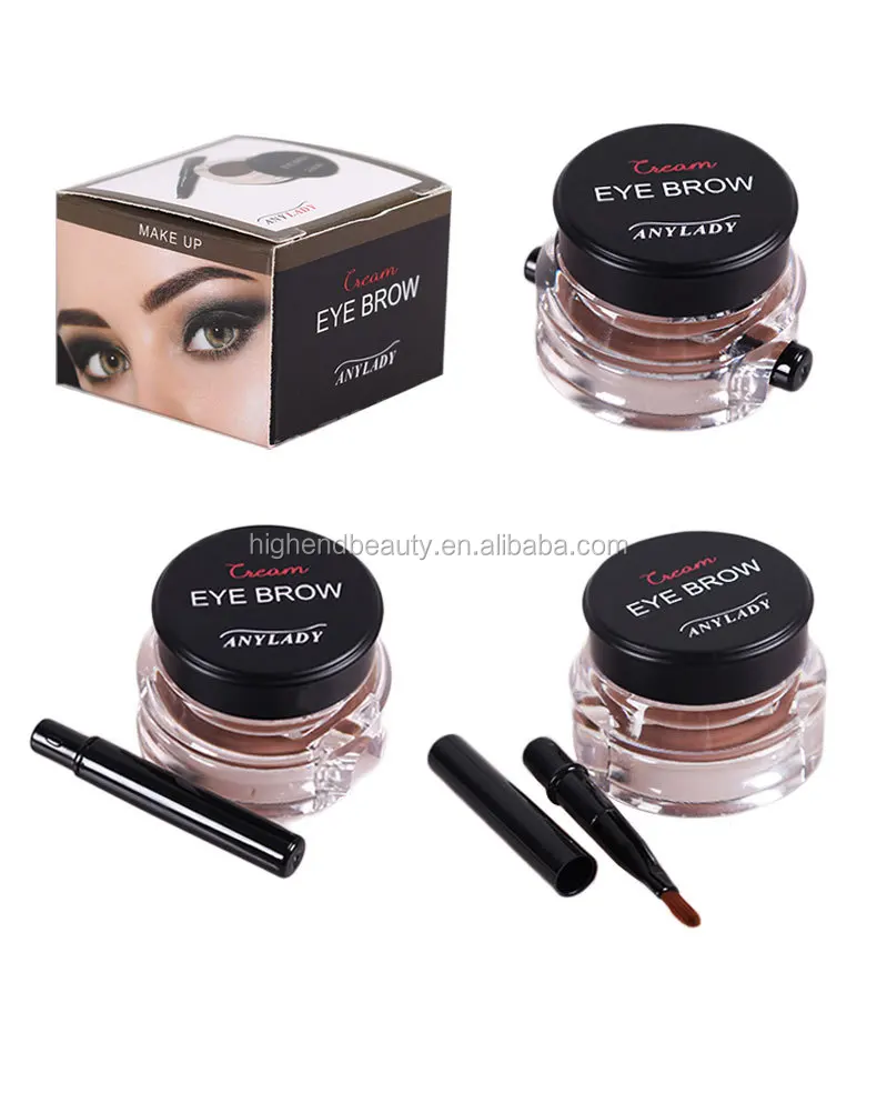 Private label Your own brand makeup eyebrow best selling products eyebrow gel waterproof eyebrow pomade 3 colors