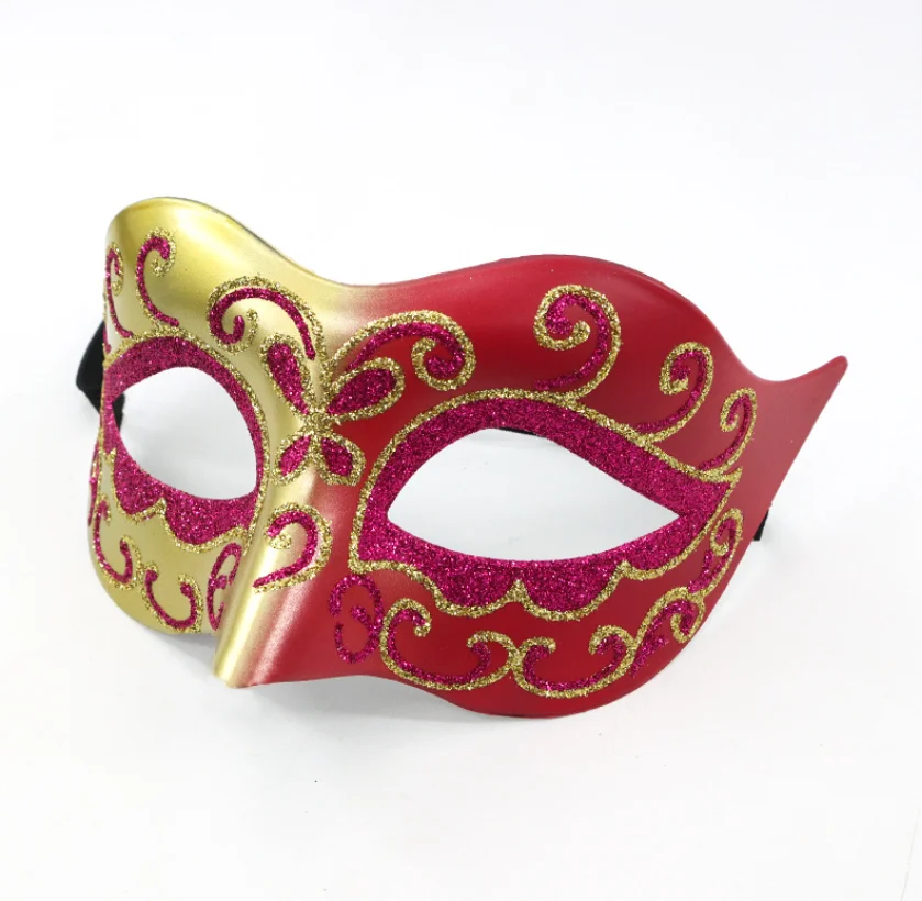 Masquerade Mask Shiny Glitter Venetian Mardi Gras Prom Ball Party Masks for Men Women