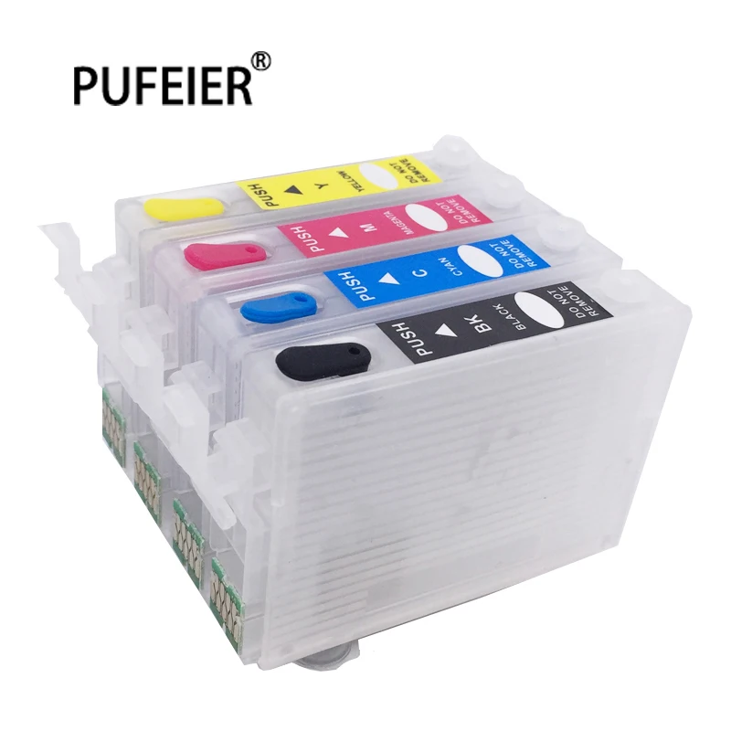 Новый 212 212XL T212XL1-T212XL4 перезаправляемый картридж без чипа для Epson XP-2100 XP-4100 WF-2810 WF-2830 WF-2850 Система непрерывной подачи чернил