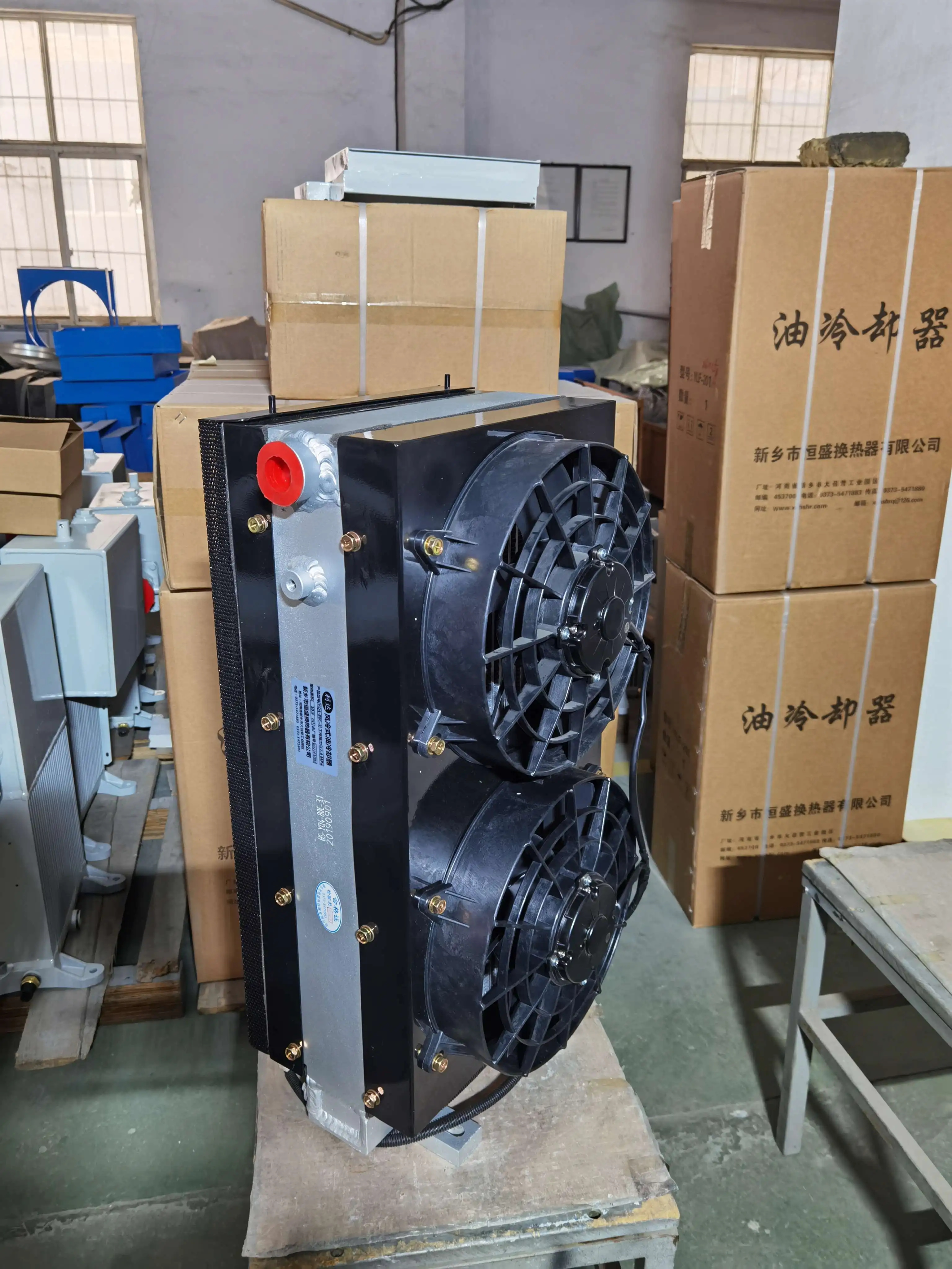 Chinese Manufacturer Industrial Plate Fin Hydraulic Oil Cooler Heat Exchanger
