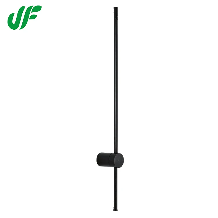 New Style Indoor Lighting Living Room Sand Black Iron Aluminum Pvc Led Wall Light