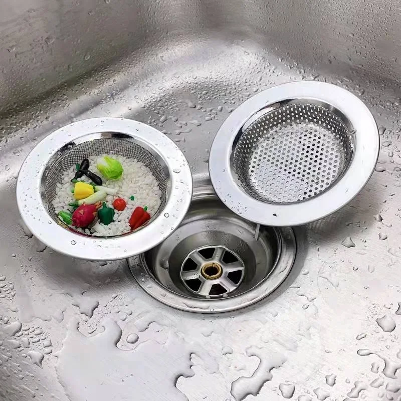 Sink Drain Filter Stainless Steel Mesh Sink Strainer for Kitchen Bathroom Bathtub