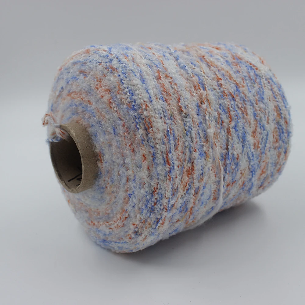 High Strength 43% Nylon 45% Acrylic 12% Polyester Ring Spun Fancy Yarn Dyed Pattern