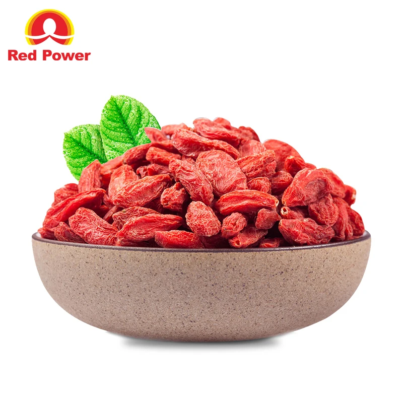 Красный Мощный QIZITO Ningxia Wolfberry Сертифицированный Zhongning Годжи бесплатный образец сушеных ягод