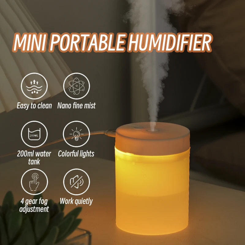 Cool Mist Electric Ultrasonic Desktop Humidifier Car Usb Air Humidifier Electric Ultrasonic Humidifier For Home