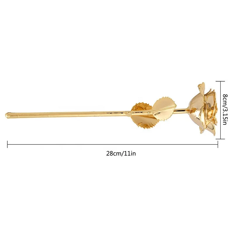 Украшения из розового ближнего света золото 24k позолоченная Роза настоящего Золотая смоченным Galaxy подарки на день