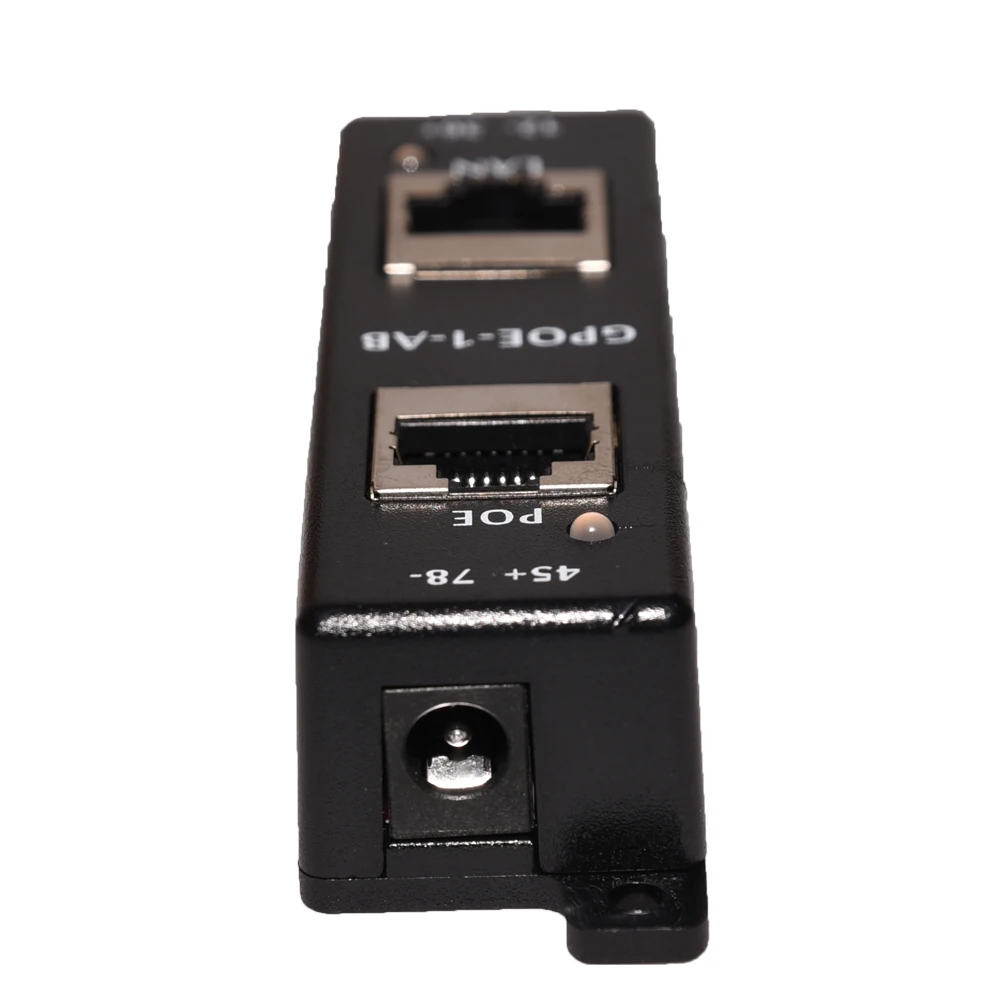 GPOE-1-AB 24v 48v 56v passive 802.3bt gigabit poe injector 1 port