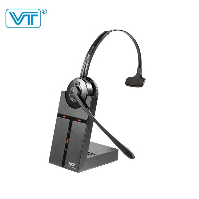
DECT call center telephone headset for AASTRA Alcatel Grandstream IP Phone 