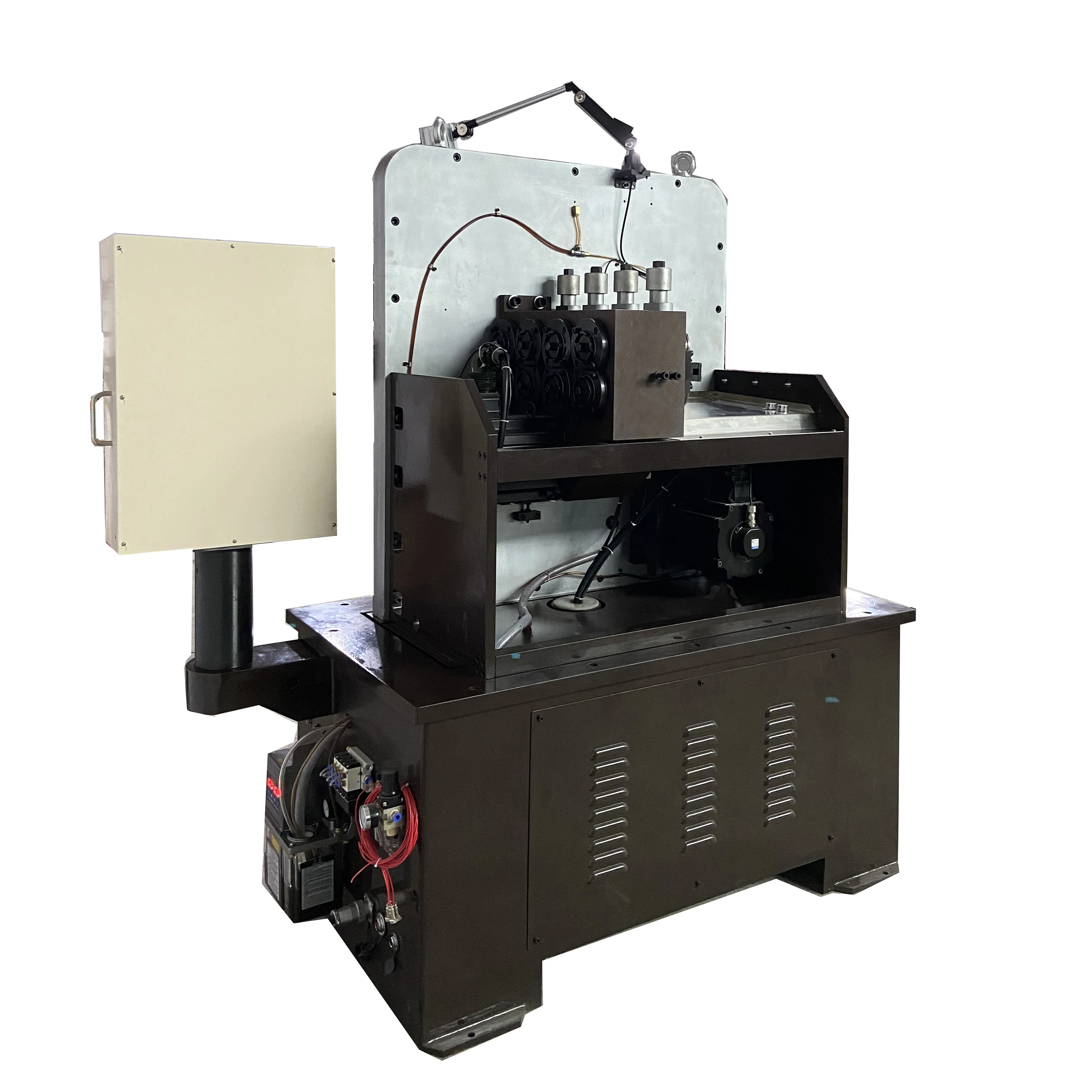 4 Axis 5mm spring forming machine making beet swing top and mechanical head cover