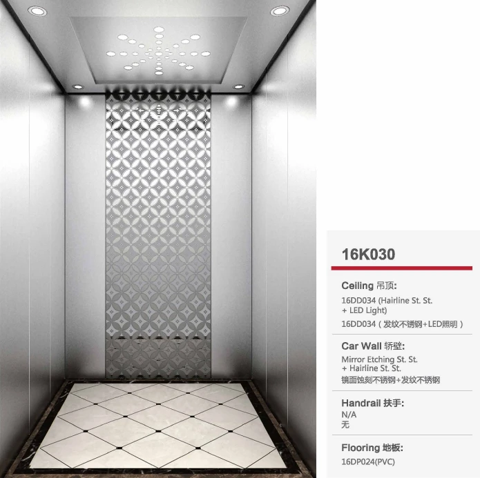 Syney Engergy and Space Saving 10 person Passenger Lift 800Kg Price Cheap