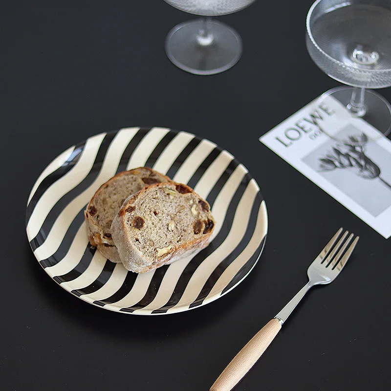 ins style round macaron color type melamine tray Fruit Cup tray bread plate dim sum plate dinner plate storage tray