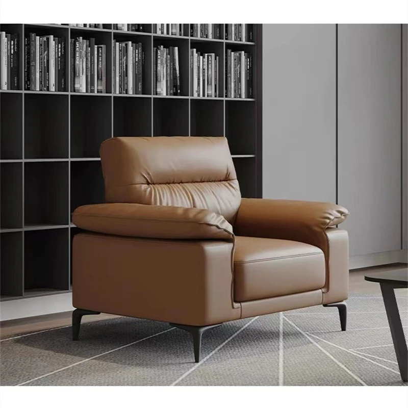 Light Luxury 1/2/3 Leather Sofa High-grade Modern Design Senior Living Room New Chinese European American sofa