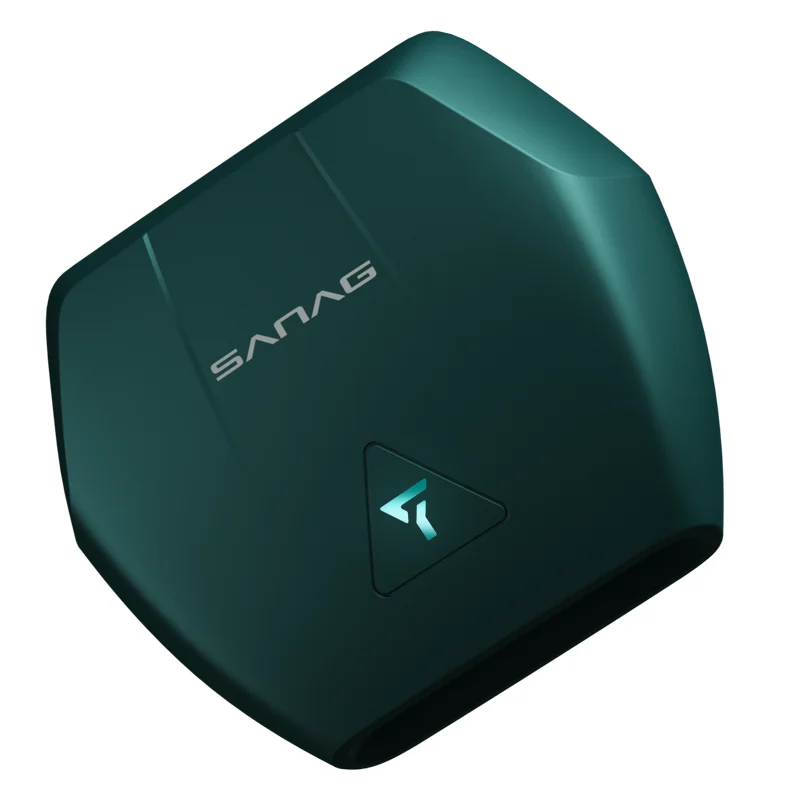 Самые популярные зеленые шумоподавляющие наушники Sanag X pro с HIFI-уровнем звучания беспроводные BT