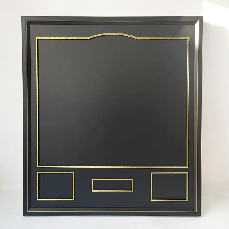 Jersey Frame Display Case Wooden Wall Mounted Matt Black Shadow Box for Baseball Basketball Football Soccer Sport Shirt