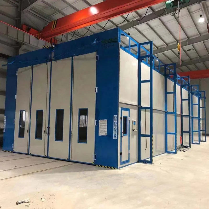 large big bus and truck spray paint booths for truck painting