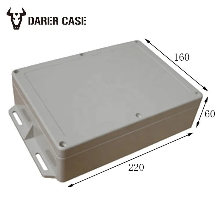 DE178 220*160*60mm water proof plastic case enclosure for electronic device