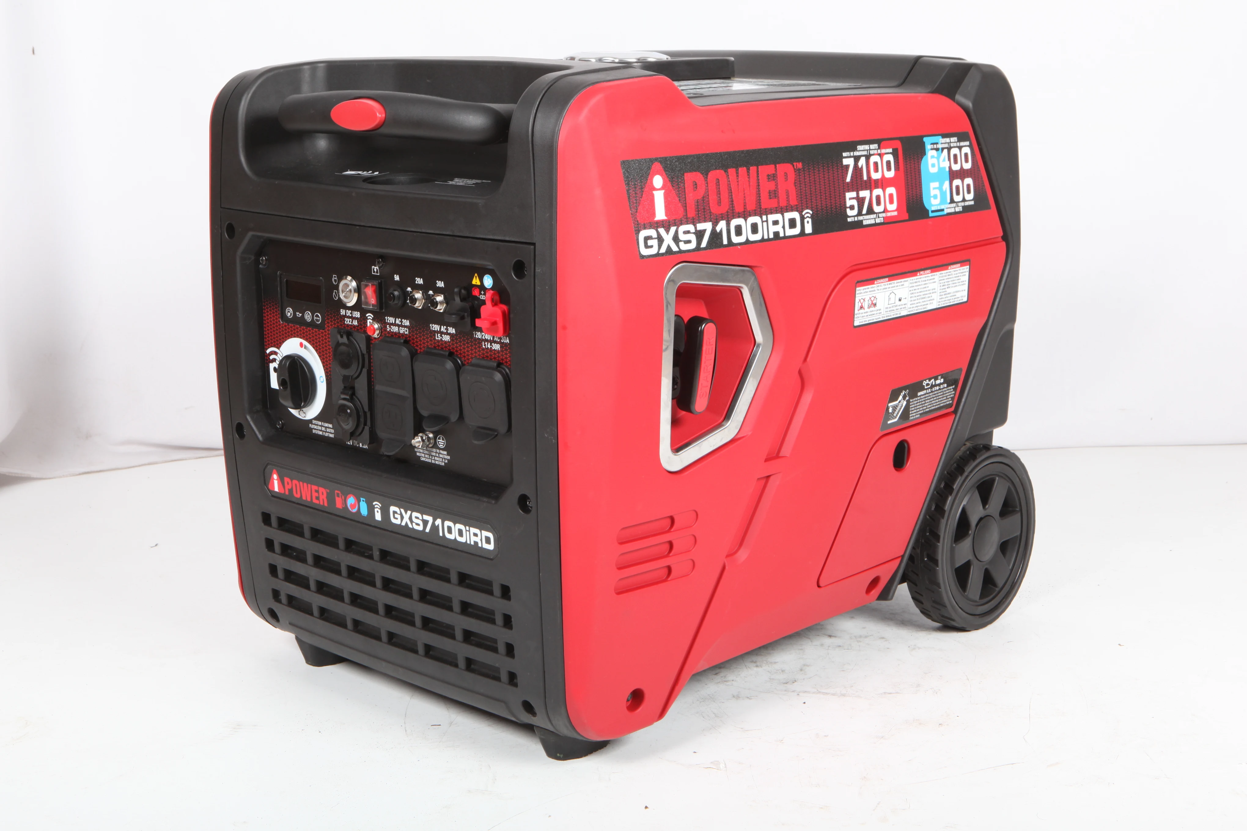 Dual Fuel LPG Inverter Generator Electric Portable silent 5500w 6000w