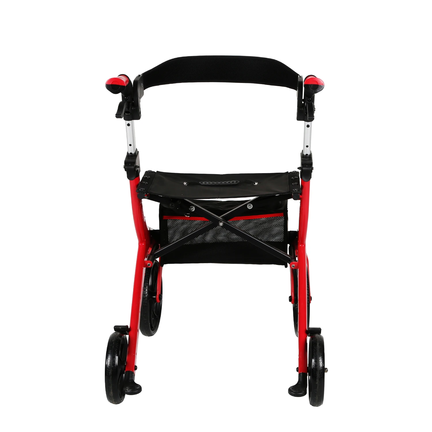 Bliss Medical Transport Folding Aluminum Rolling Rollator Walker Lightweight for Seniors Elderly  Adultswith Seat