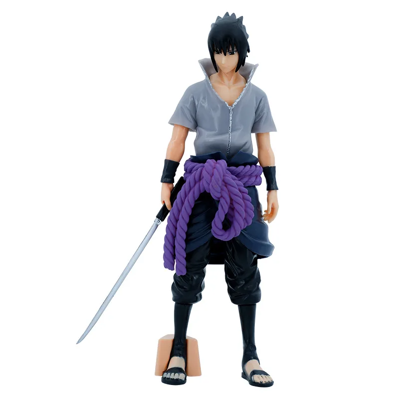 28cm Sasuke Uchiha PVC Figurine Boruto Plastic Toy Na ruto Anime Figure