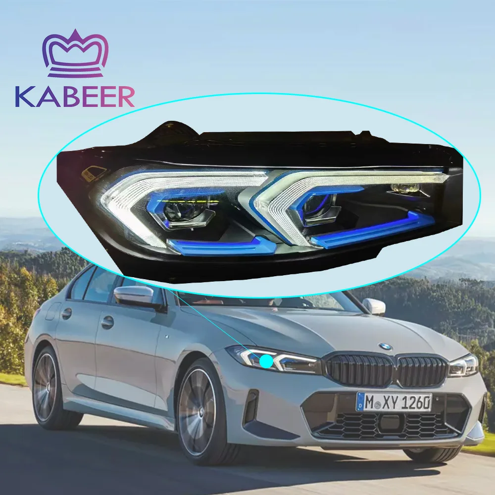 G20 Laser Headlight for BMW 3 series 2018 - 2022 Xenon Hid  LED car upgrade to 2023 330 M Version G20 modified headlight