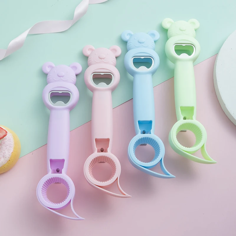 Лидер продаж 2024 многофункциональная открывалка для пивных бутылок пластиковая консервных банок из нержавеющей стали руководство кухни и столешницы