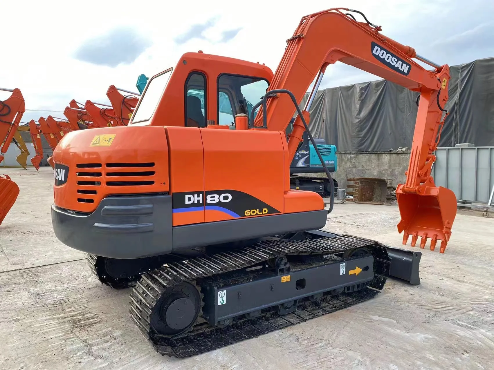 Оригинальный doosan dx60-9 dh60 dx55 dx60-7 dx80 dx75 б/у Doosan 55 60 75 80 для продажи