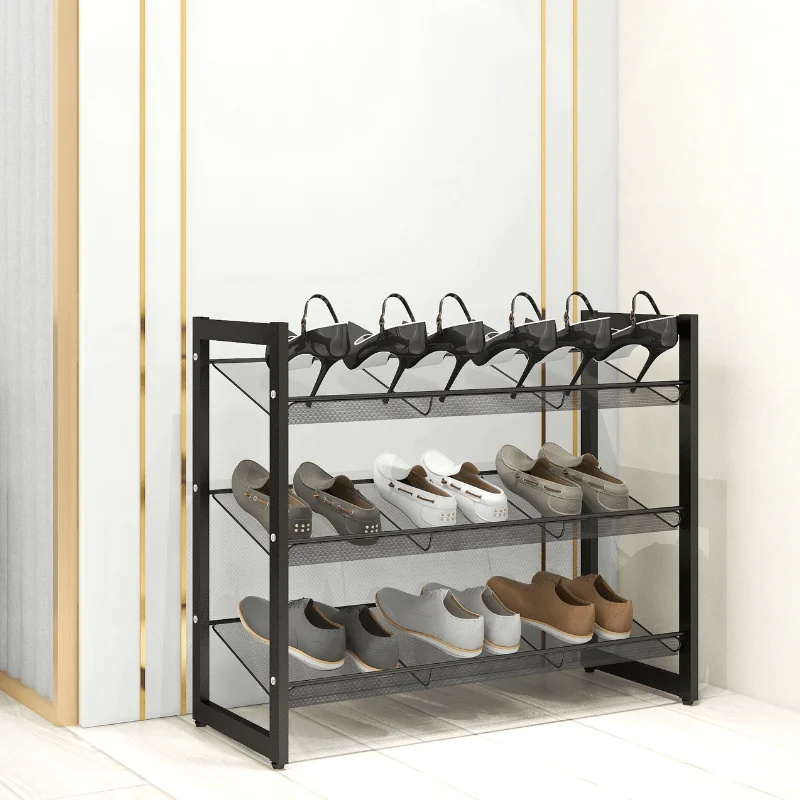 2020 High Quality Shoes Store Rack Over The Door  Shoe Shelf Rack for Home Closet  White Black